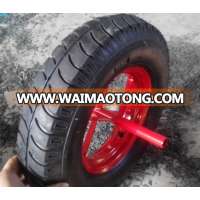 rubber wheel with metal rim 4.00-8